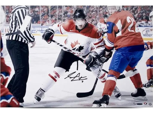  Upper Deck - Authenticated - Sean Couturier Signed Autographed Limited Time Team Canada Picture - ORDER VIA EMAIL ONLY - Cardboard Memories Inc.