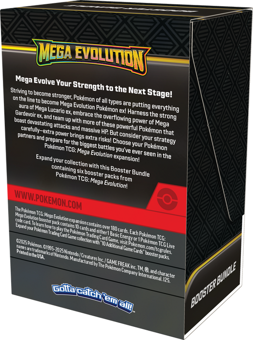 Trading Card Games Pokémon - Mega Evolution - Booster Bundle - Cardboard Memories Inc.