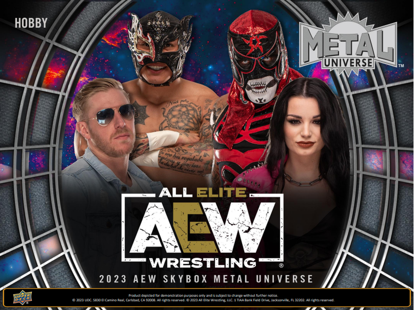 Sports Cards Upper Deck - 2023 - All Elite Wrestling AEW Trading Cards - Skybox Metal Universe - Hobby Box - Pre-Order TBA - Cardboard Memories Inc.