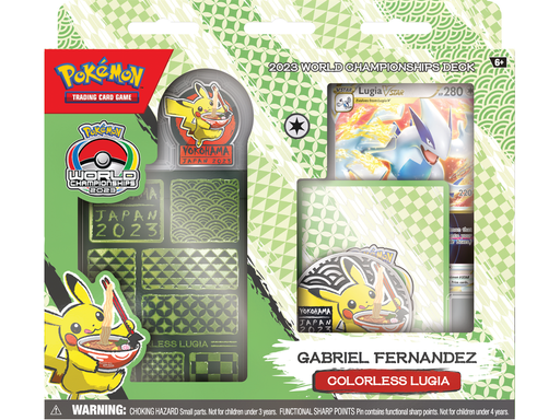 Trading Card Games Pokemon - 2023 World Championships Deck - Gabriel Ferandez Colorless Lugia - Cardboard Memories Inc.