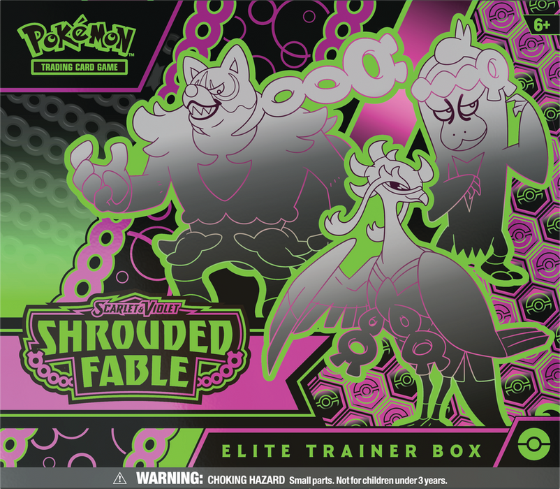 Trading Card Games Pokemon - Scarlet and Violet - Shrouded Fable - Elite Trainer Box - Cardboard Memories Inc.
