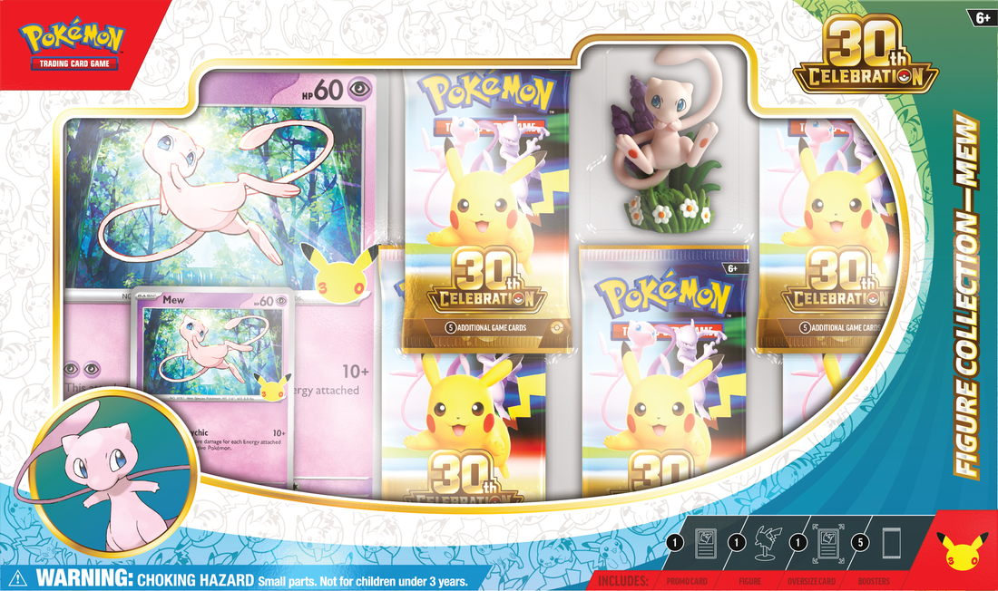 Trading Card Games Pokemon - 2026 - 30th Celebration - Mew Figure Collection - Pre-Order November 6th 2026 - Cardboard Memories Inc.