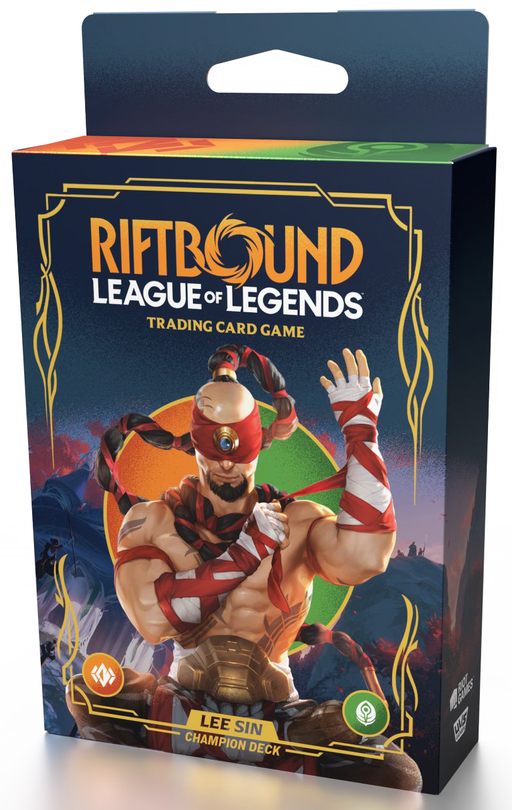 Riftbound - League of Legends Trading Card Game - Origins - Champion Deck - Body and Calm - Lee Sin - Cardboard Memories Inc.