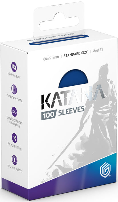 Supplies Ultimate Guard - Katana Sleeves - Standard - Blue Bird - 100 Count - Cardboard Memories Inc.