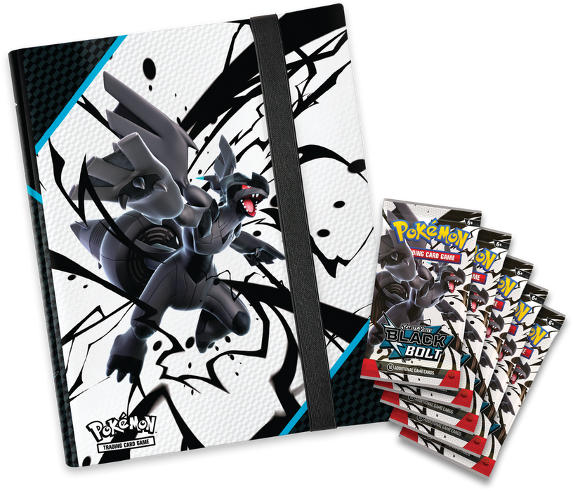 Trading Card Games Pokemon - Scarlet and Violet - Black and White - Black Bolt Binder Collection Box - Cardboard Memories Inc.