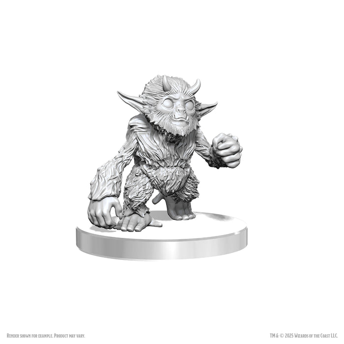 Role Playing Games Wizkids - Dungeons and Dragons - Unpainted Miniature - Nolzur’s Marvelous Miniatures - Yeti Tykes - 90780 - Cardboard Memories Inc.