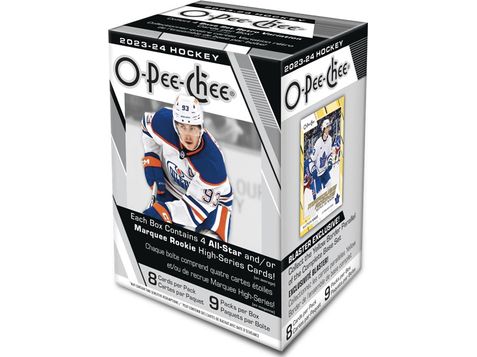 Sports Cards Upper Deck - 2023-24- Hockey - O-Pee-Chee - OPC - Trading Card Blaster Box - Cardboard Memories Inc.