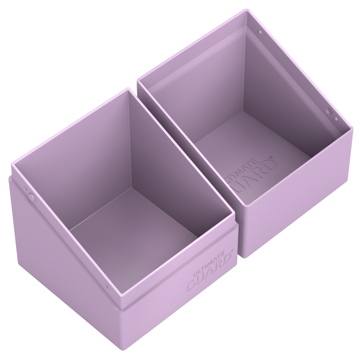 Supplies Ultimate Guard - Boulder Deck Case - Pastel Solid - Lavender Purple - 100 - Cardboard Memories Inc.