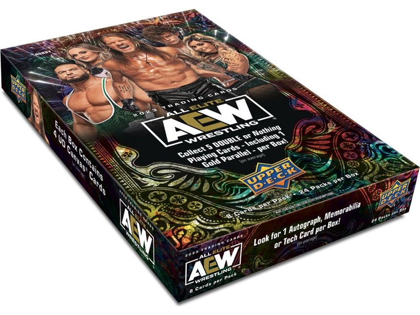 Sports Cards Upper Deck - 2023 - All Elite Wrestling AEW Trading Cards - Hobby Box - Cardboard Memories Inc.