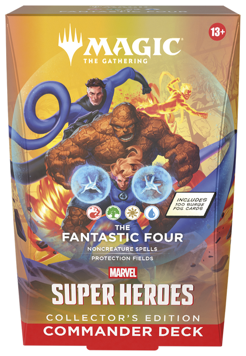 Trading Card Games Magic the Gathering - Marvel Super Heroes - The Fantastic Four - Commander Deck - Collector Edition - Pre-Order July 26th 2026 - Cardboard Memories Inc.