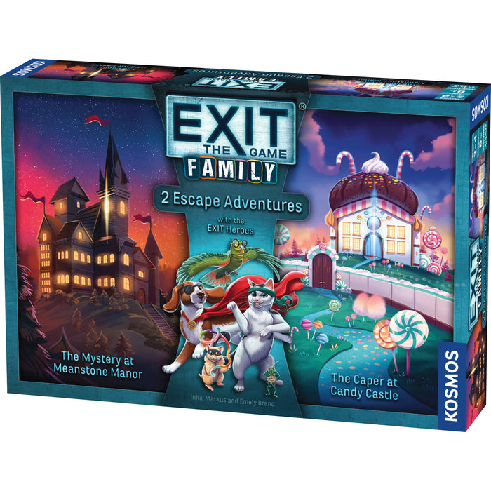 Board Games Thames and Kosmos - EXIT - Family 2 Escape Adventures - Cardboard Memories Inc.
