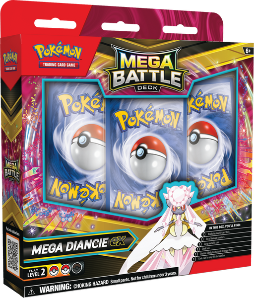 Trading Card Games Pokemon - Mega Battle Decks - Mega Diancie EX - Cardboard Memories Inc.
