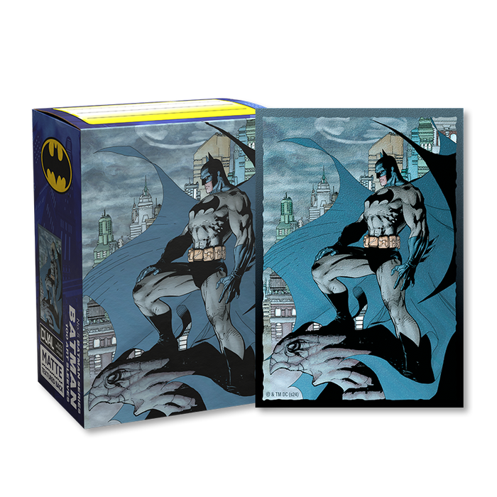 Supplies Arcane Tinmen - Dragon Shield Dual Art Sleeves - Standard Size - Matte - DC Batman 85th Anniversary Edition - Batman - Package of 100 - Cardboard Memories Inc.