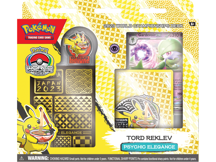 Trading Card Games Pokemon - 2023 World Championships Deck - Tord Reklev Psychic Elegance - Cardboard Memories Inc.