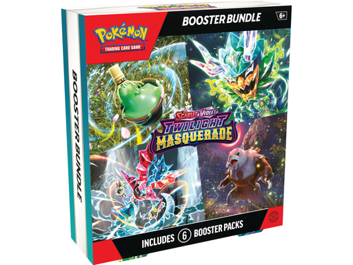 Trading Card Games Pokemon - Scarlet and Violet - Twilight Masquerade - Booster Bundle - Pre-Order May 24th 2024 - Cardboard Memories Inc.