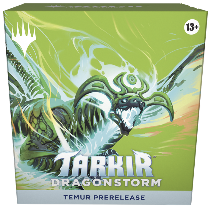 Trading Card Games Magic the Gathering - Tarkir Dragonstorm - Temur - Prelease Kit - Cardboard Memories Inc.