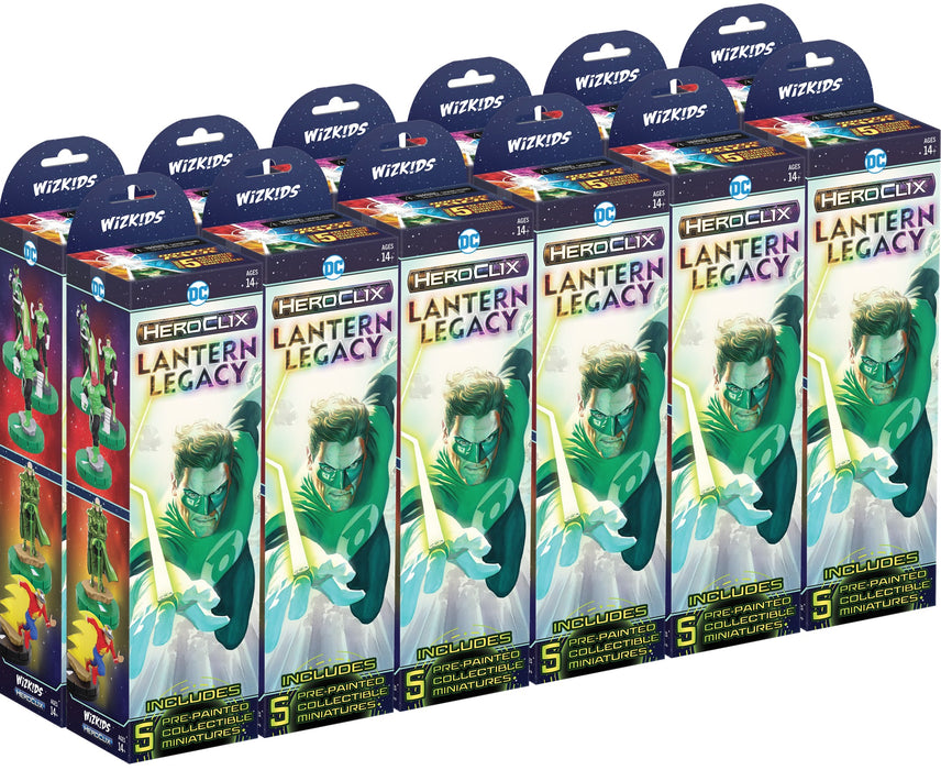 Collectible Miniature Games Wizkids - DC - HeroClix - Lantern Legacy - Booster Brick - Cardboard Memories Inc.