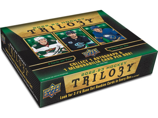 Sports Cards Upper Deck - 2022-23 - Hockey - Trilogy - Hobby Box - Cardboard Memories Inc.