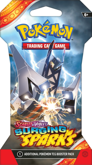 Trading Card Games Pokemon - Scarlet and Violet - Surging Sparks - Blister Pack - Cardboard Memories Inc.