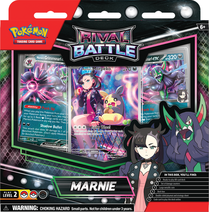 Trading Card Games Pokemon - Rival Battle Deck - Marnie - Cardboard Memories Inc.