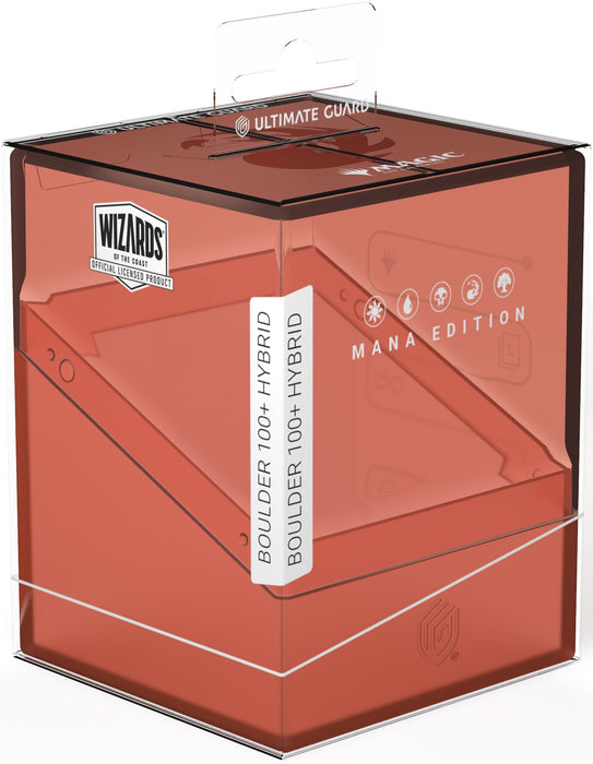 Supplies Ultimate Guard - Boulder Deck Case - MTG Mana Edition - Mountain - 100 - Cardboard Memories Inc.