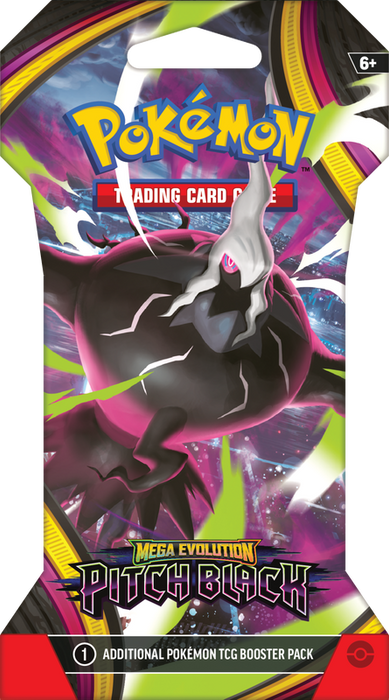 Trading Card Games Pokémon - Mega Evolution - Pitch Black - Blister Pack - Pre-Order July 17th 2026 - Cardboard Memories Inc.