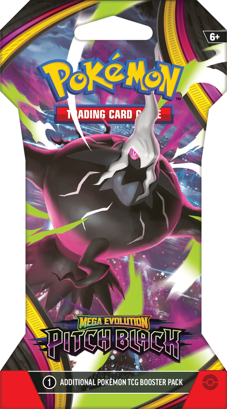 Trading Card Games Pokémon - Mega Evolution - Pitch Black - Blister Pack - Pre-Order July 17th 2026 - Cardboard Memories Inc.