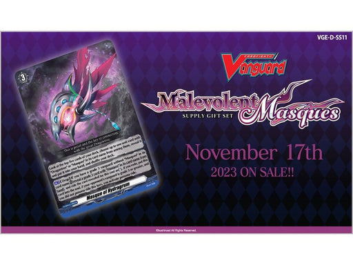 Trading Card Games Bushiroad - Cardfight!! Vanguard - Malevolent Masques  - Supply Gift Set - Cardboard Memories Inc.