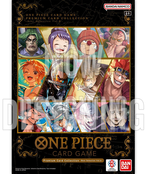 collectible card game Bandai - One Piece Card Game - Best Selection - Vol. 6 - Premium Card Collection - Pre-Order July 31st 2026 - Cardboard Memories Inc.