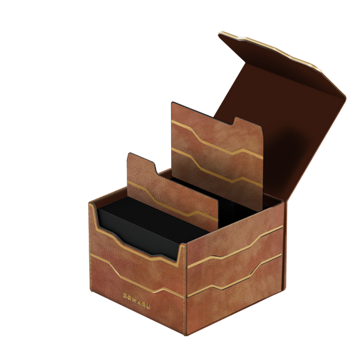 Supplies Gatherers Tavern - Army Horizon - Domaru Deck Box - Chestnut - 133+ - Cardboard Memories Inc.