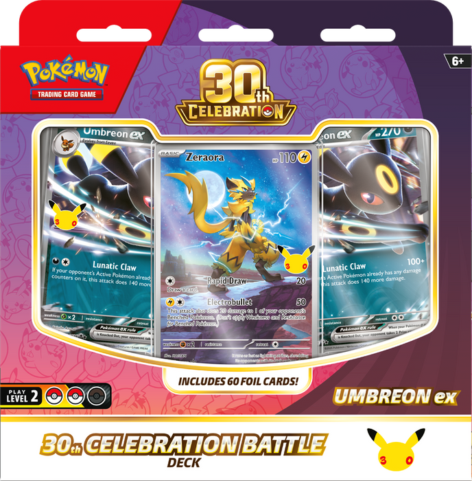 Trading Card Games Pokemon - 2026 - 30th Celebration - Umbreon EX Battle Deck - Cardboard Memories Inc.