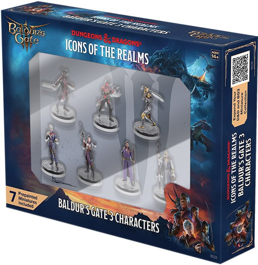 Role Playing Games Wizards of the Coast - Dungeons and Dragons - Icons of the Realms - Baldur's Gate 3 - Character Boxed Set - Cardboard Memories Inc.