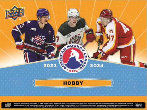 Sports Cards Upper Deck - 2023-24 - Hockey - AHL - Hobby Box - Pre-Order July 30th 2024 - Cardboard Memories Inc.