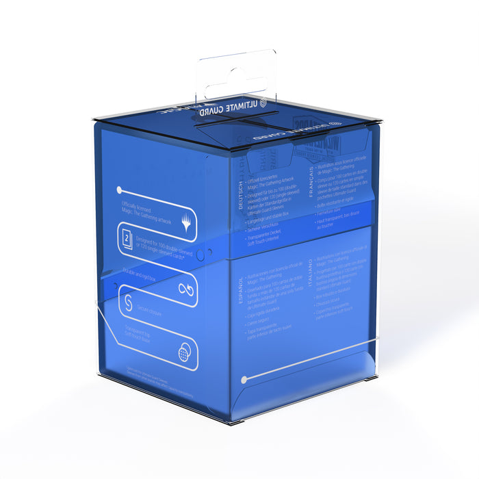 Supplies Ultimate Guard - Boulder Deck Case - MTG Mana Edition - Island - 100 - Cardboard Memories Inc.