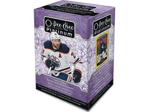 Sports Cards Upper Deck - 2022-23 - Hockey - O-Pee-Chee Platinum - Blaster Box - Cardboard Memories Inc.