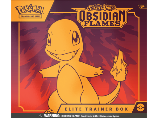 Trading Card Games Pokemon - Scarlet and Violet - Obsidian Flames - Elite Trainer Box - Cardboard Memories Inc.