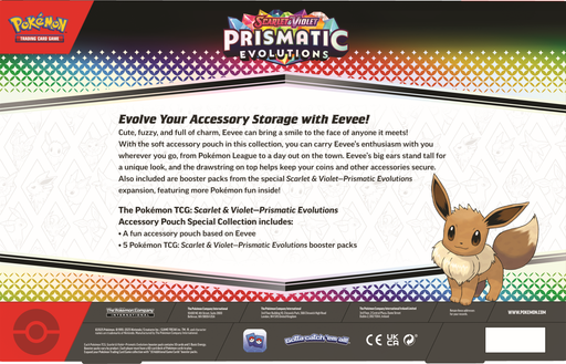 Trading Card Games Pokemon - Scarlet and Violet - Prismatic Evolutions - Pouch Special Collection - Cardboard Memories Inc.
