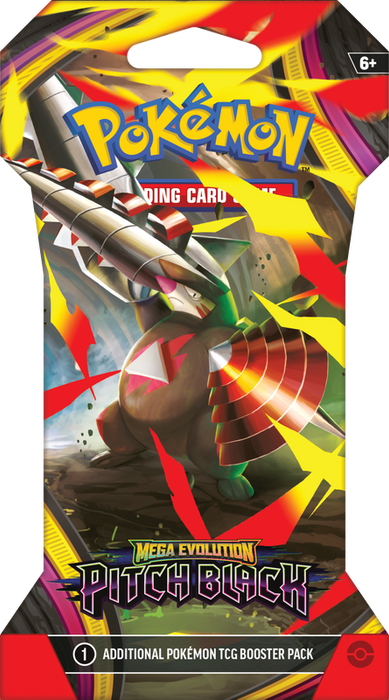 Trading Card Games Pokémon - Mega Evolution - Pitch Black - Blister Pack - Pre-Order July 17th 2026 - Cardboard Memories Inc.