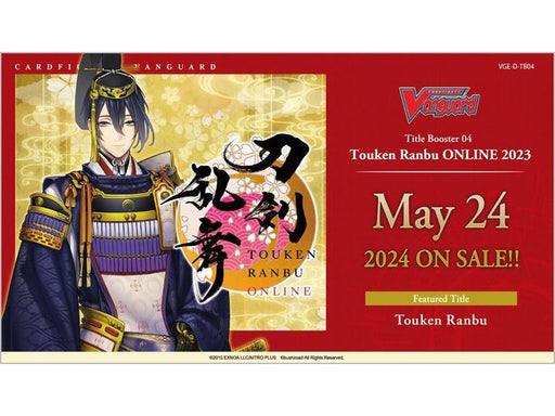 Trading Card Games Bushiroad - Cardfight!! Vanguard - Touken Ranbu Online 2023 - Booster Box - Pre-Order May 24th 2024 - Cardboard Memories Inc.
