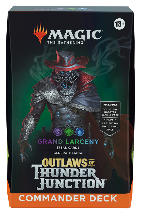 Trading Card Games Magic the Gathering - Outlaws of Thunder Junction - Commander Deck - Grand Larceny - Cardboard Memories Inc.