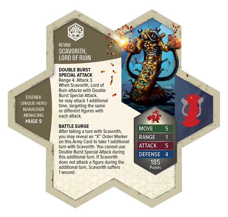 Collectible Miniature Games Renegade Game Studios - Heroscape - Scavorith Lord of Ruin - Army Expansion - Cardboard Memories Inc.