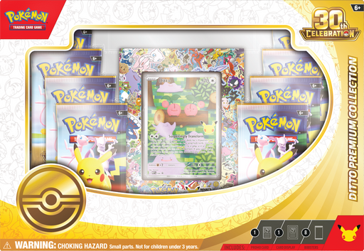 Trading Card Games Pokemon - 2026 - 30th Celebration - Ditto Premium Collection - Pre-Order November 6th 2026 - Cardboard Memories Inc.