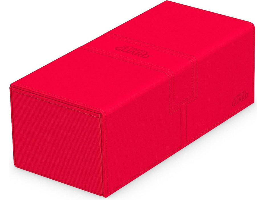 Supplies Ultimate Guard - Twin Flip N Tray Deck Case - Monocolor Red - 266+ - Cardboard Memories Inc.