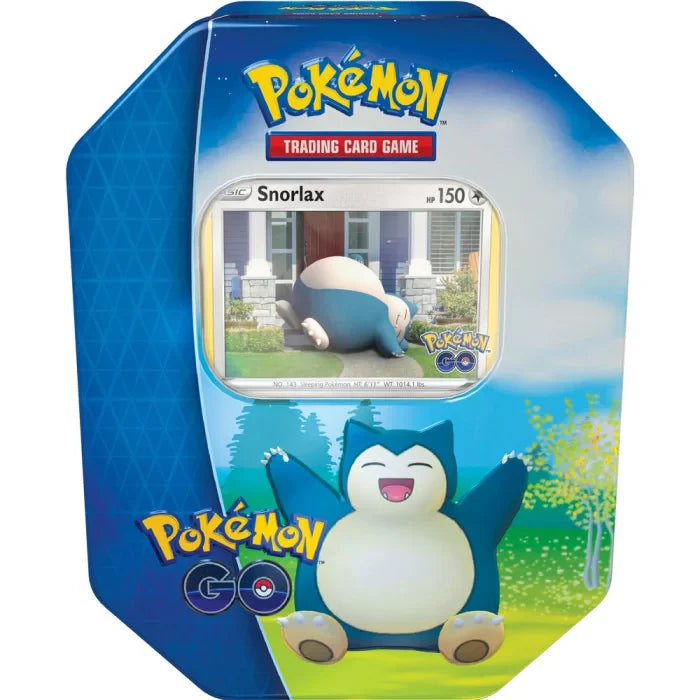Trading Card Games Pokemon - Pokemon Go - Gift Tin - Snorlax - Cardboard Memories Inc.