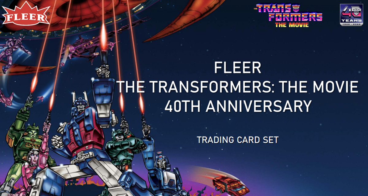 Non-Sport Trading Card Upper Deck - Fleer - Transformers The Movie 40th Anniversary - Blaster Box - Cardboard Memories Inc.