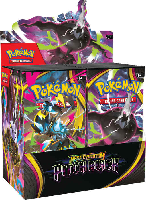 Trading Card Games Pokémon - Mega Evolution - Pitch Black - Booster Box - Pre-Order July 17th 2026 - Cardboard Memories Inc.