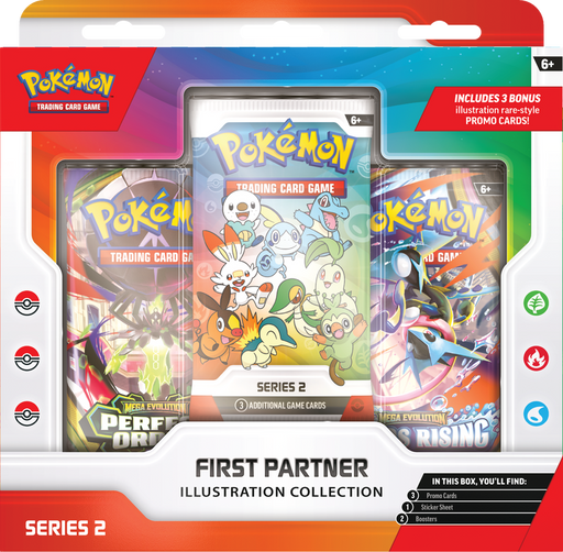 Trading Card Games Pokémon - First Partner - Series 2 - Illustration Collection Box - Cardboard Memories Inc.