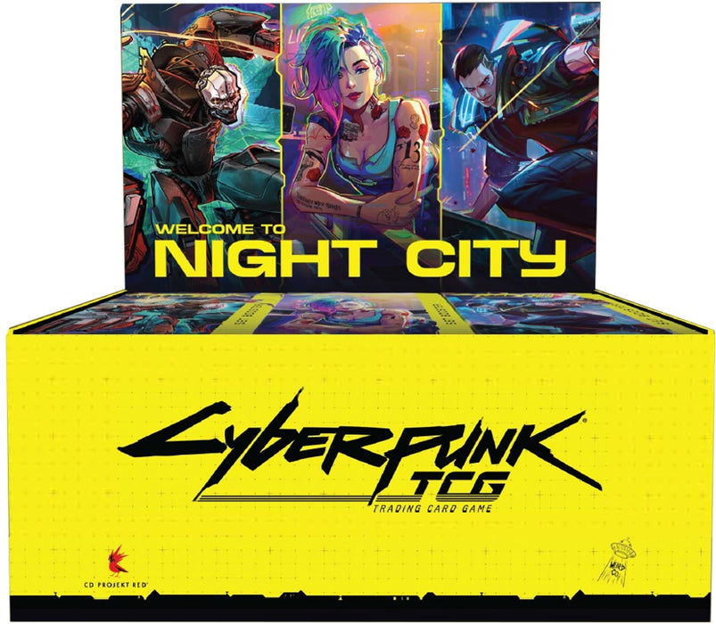 Non Sports Cards WeirdCo - Cyberpunk TCG - Welcome to Night City - Retail Booster Box - Cardboard Memories Inc.