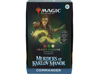 Trading Card Games Magic the Gathering - Murders at Karlov Manor - Commander Deck - Deadly Disguise - Cardboard Memories Inc.