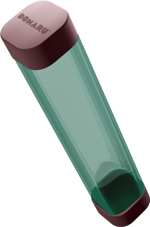 Supplies Gatherers Tavern - Domaru Capsule - Squircle Playmat Tube - Verdant Burgundy - Available Soon - Cardboard Memories Inc.